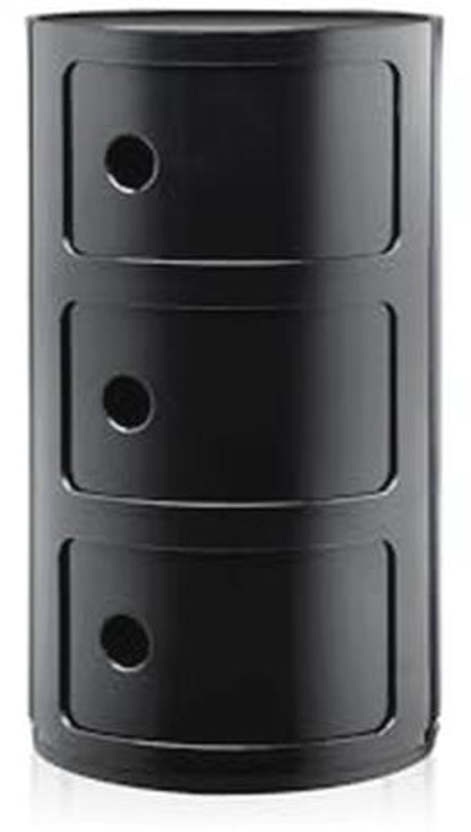 Modulaire Container met 3 Elementen - Zwart