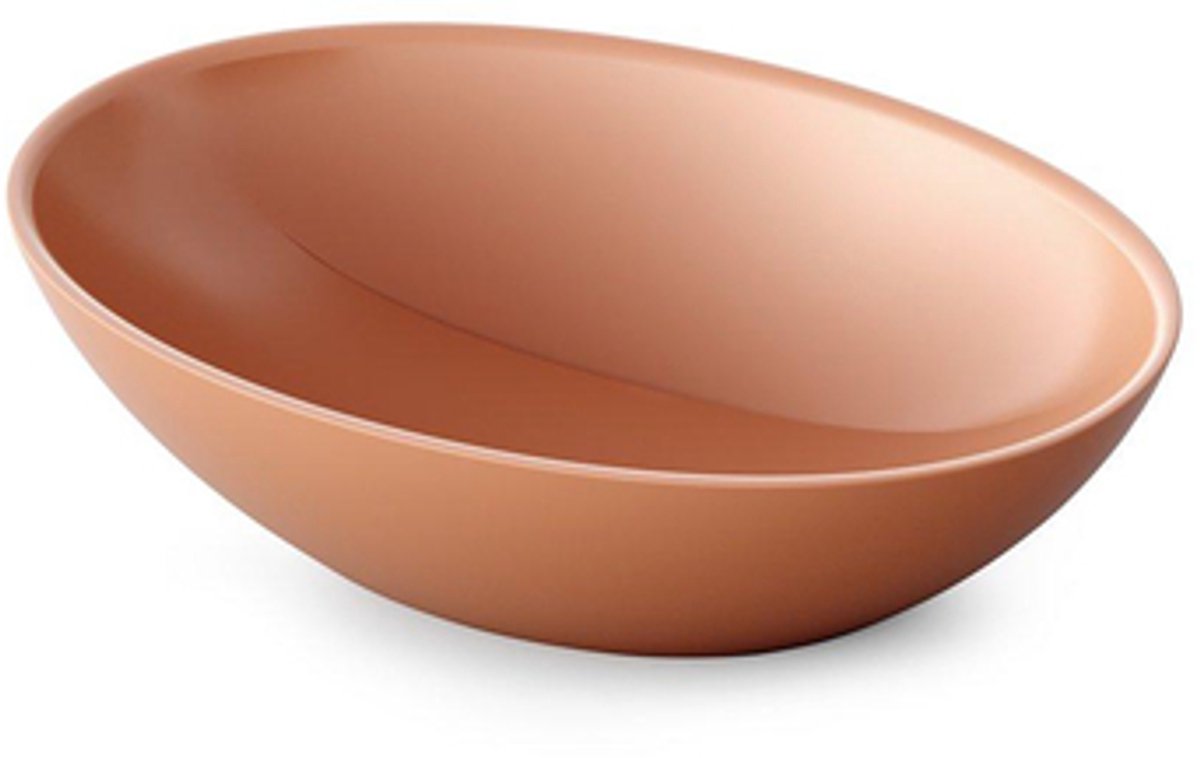 Zeza Element Waskom - 51x35.5x14.2 - solid surface - glans peach (oranje/roze)