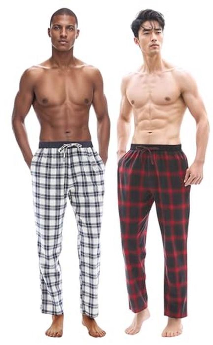 Heren Pyjama Katoenen Loungebroek - Warm en Comfortabel