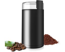 SNJY® Koffiemolen Electrisch - Koffiebonen Maler - Koffiebonen Machine - 150 W - Inhoud 60 g - Zwart