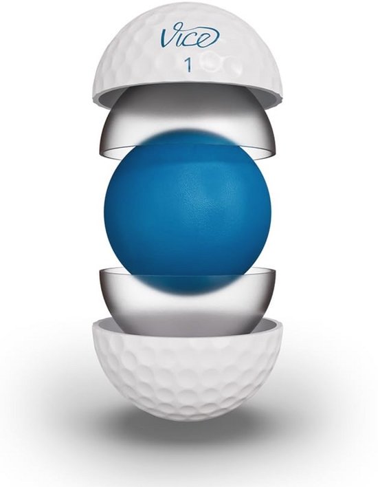 Uniseks Bal - Golfbal - Afstand op de tee - Zacht gevoel op de green - Maat M - Wit — afbeelding 4