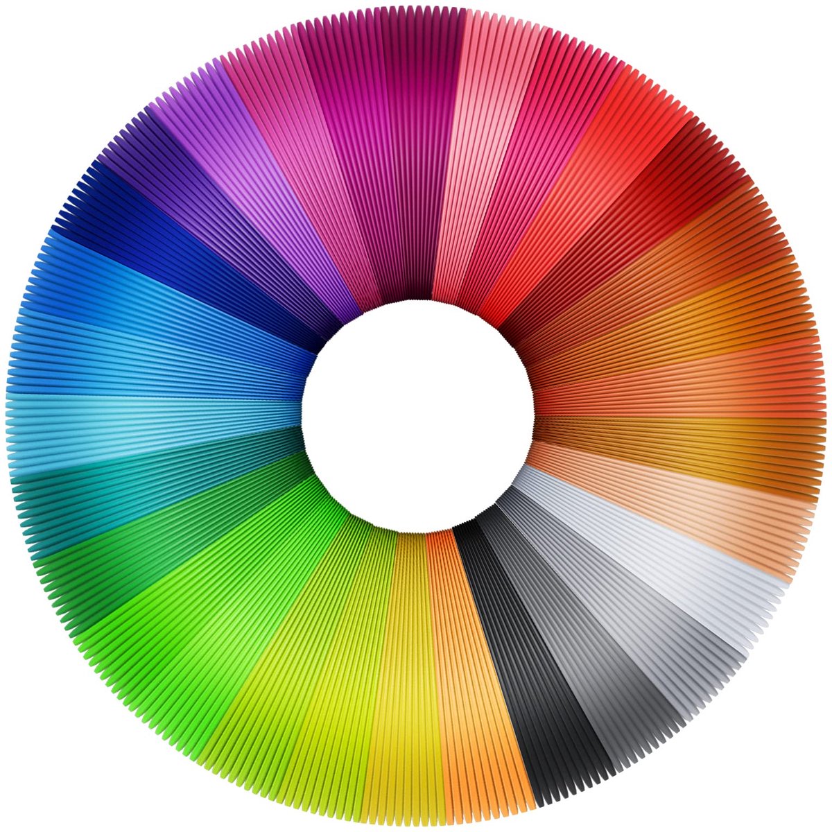 IMPERATORIS® PLA 3D Printer Filament - Printfilament - Eenvoudig Printen - 0.56 Kg- kleurrijk