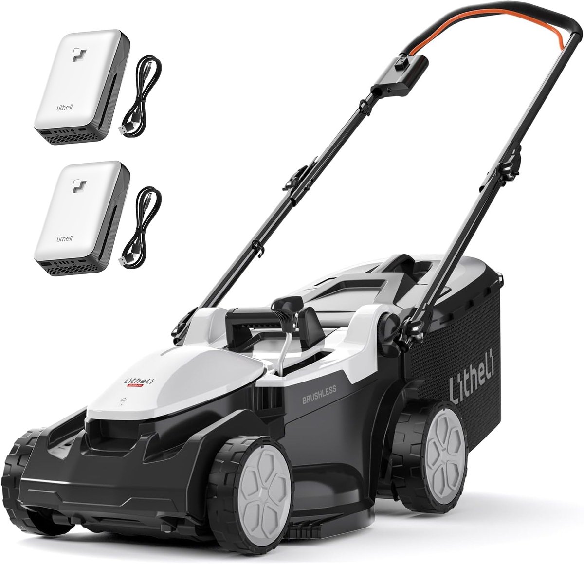 Litheli U20 - Accu Grasmaaier - 37cm Maaibreedte - Tot 300m² - Borstelloze Motor