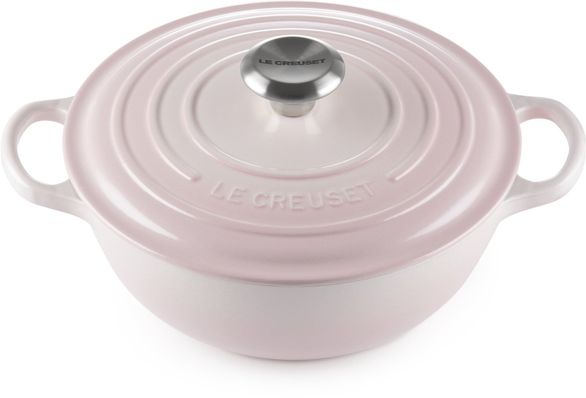 Le Creuset Signature Marmite Shell Pink Ø 24cm 3,1l