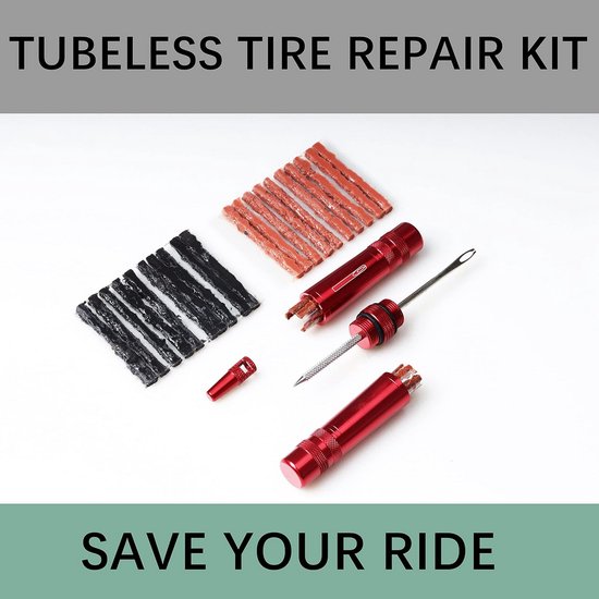 Tubeless Banden Reparatie Set voor Mountainbike en Racefiets — afbeelding 4