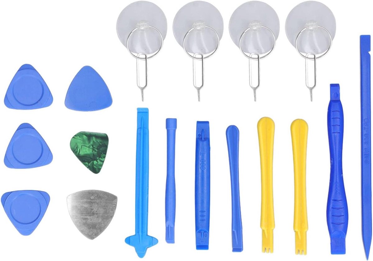 All4You - Professionele Elektronica Reparatie Kit - Reparatie Gereedschap - Praktisch - Laptop Pc Tablet - Kunststof Opening Gereedschap - Elektronica Reparatie Set - Reparatie Tools - Geschikt voor Elektronica Reparatie - Diverse Kleuren Model.