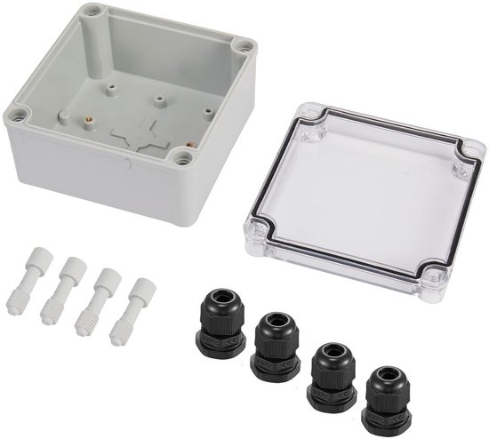 Pulse PLS00513 AV-aansluitdoos | 2x XLR + 2x 6,35mm Jack, Afgeschermd, Roestvrij Staal