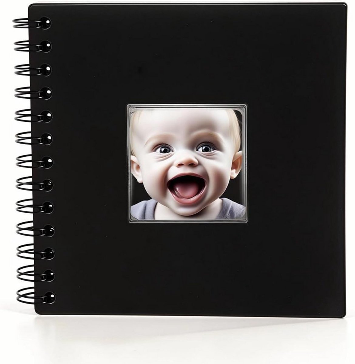 Scrapbook Album met Zwarte Pagina's, Ringband | Fotoboek om Zelf te Vormgeven