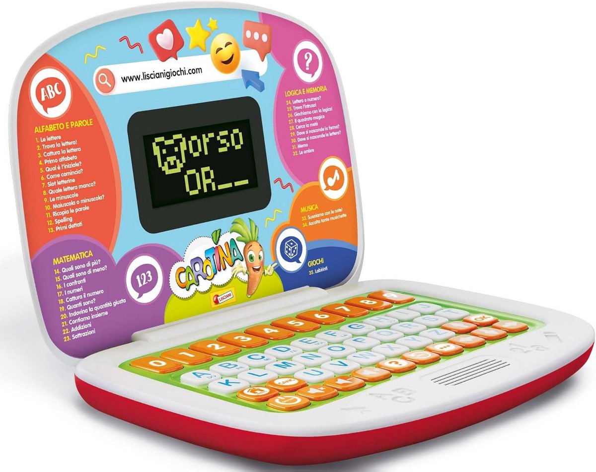 Educatieve Laptop voor Kinderen - Leren Lezen, Schrijven en Tellen