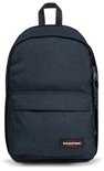 Donkerblauwe Eastpak rugzak, voorkant met Eastpak logo.