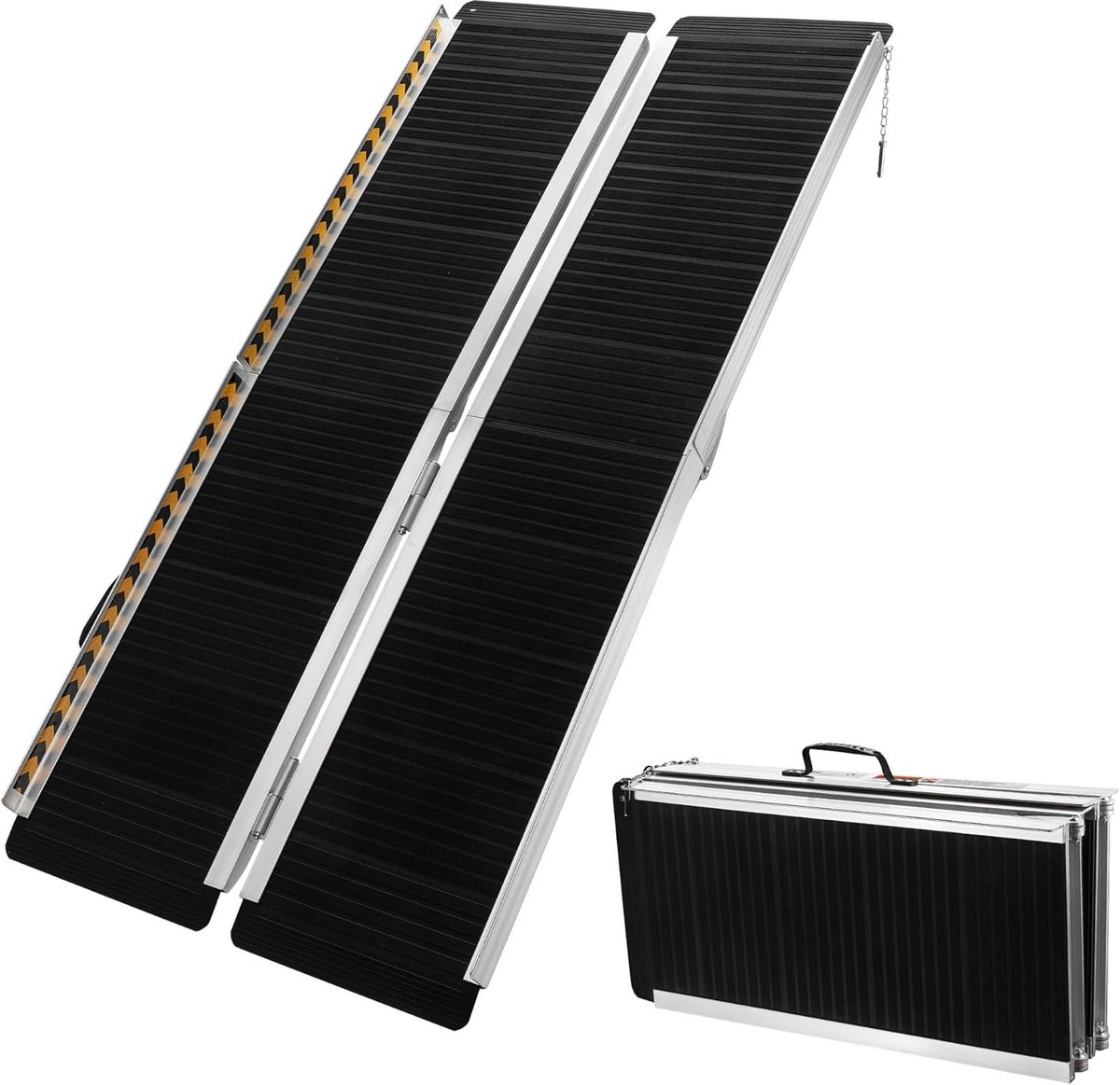 Vouwbare rolstoelhelling 122 cm - Aluminium - Antislip - Tot 270 kg