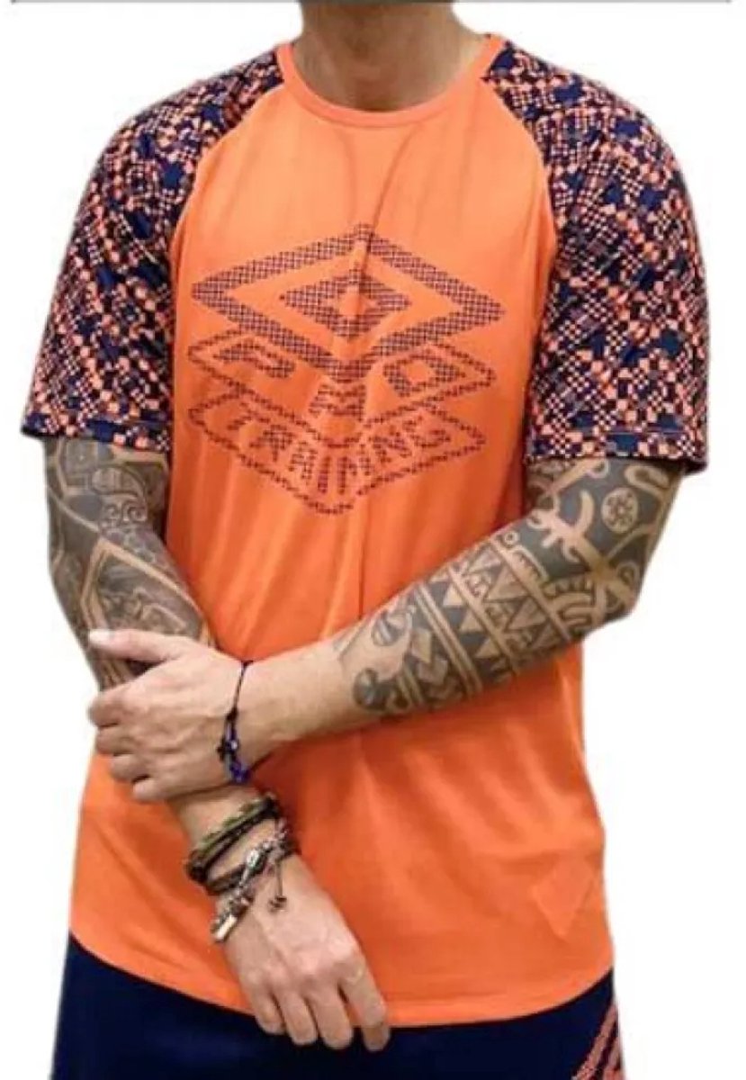 Umbro Pro Training Active Graphic T-shirt Met Korte Mouwen Oranje S Man,Vrouw