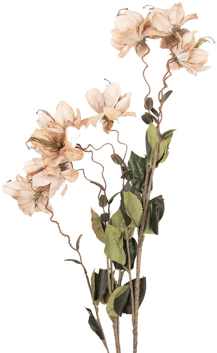 Kunstbloem - Zijden 120 cm Beige Kunststof Kunstbloemen