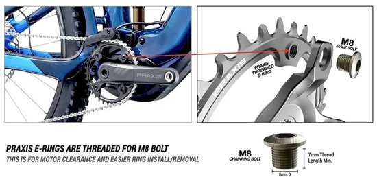 Praxis Steel 104 Bcd Kettingblad Zilver 32t van Praxis — afbeelding 2