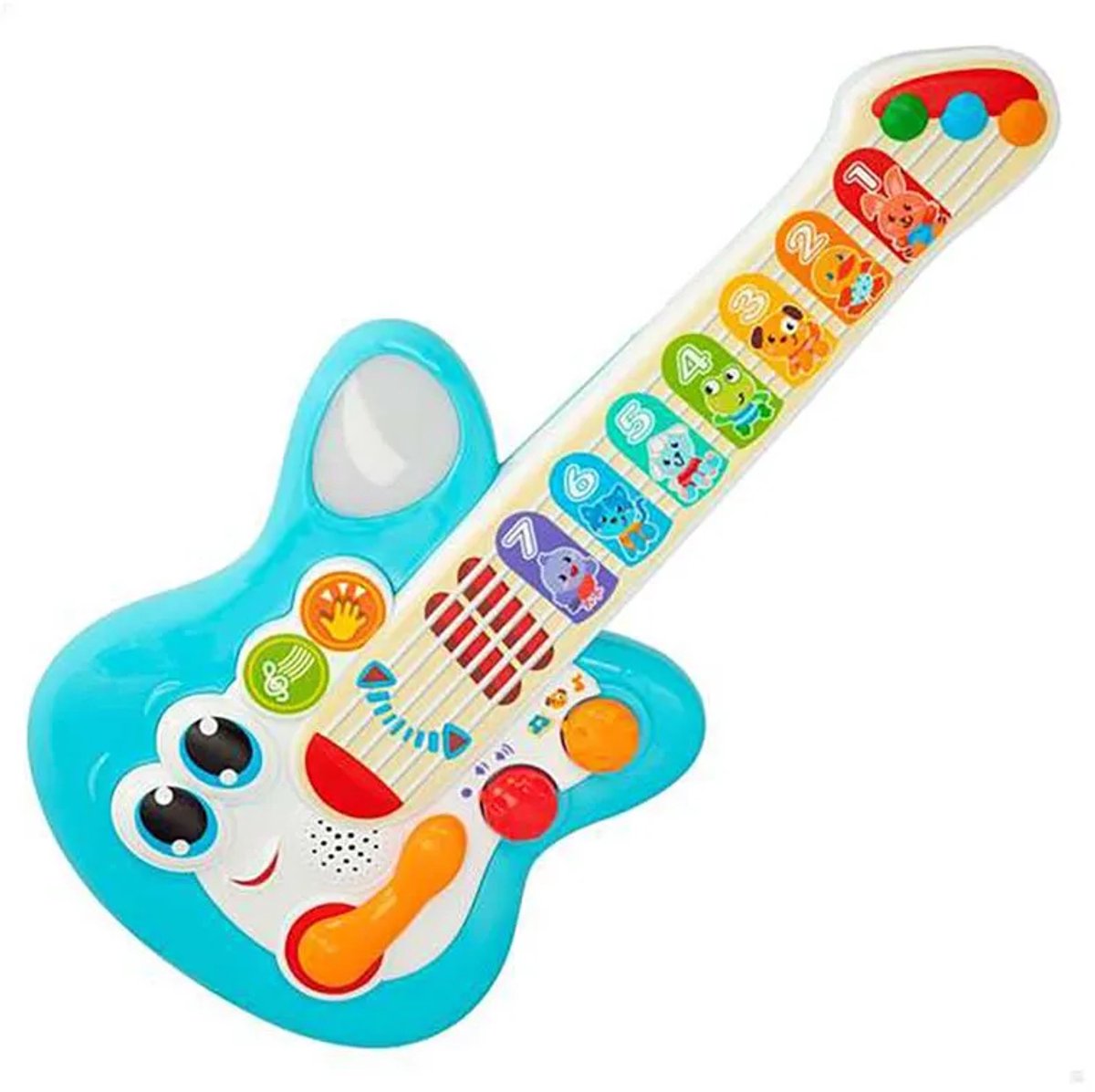 Colorbaby Baby With Sounds And Winfun Melodias Gitaar Veelkleurig