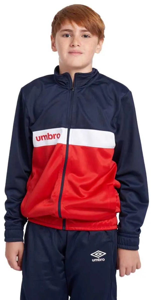 Umbro Sportswear Trainingsjack Rood,Blauw 9-10 Years Jongens,Meisjes