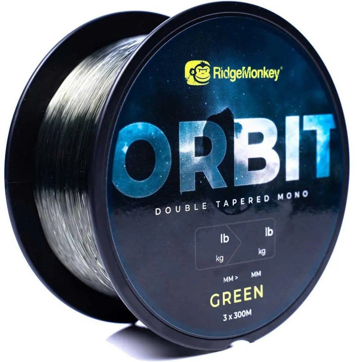 Ridgemonkey Orbit Double 300 M Taps Toelopende Onderlijn Transparant 0.330-0.600 mm