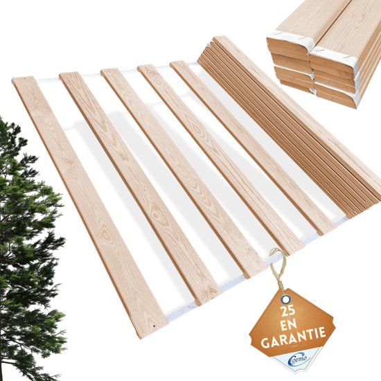 Homgoday Lattenbodem met 48 latten, 2 stuks, 70 x 200 cm