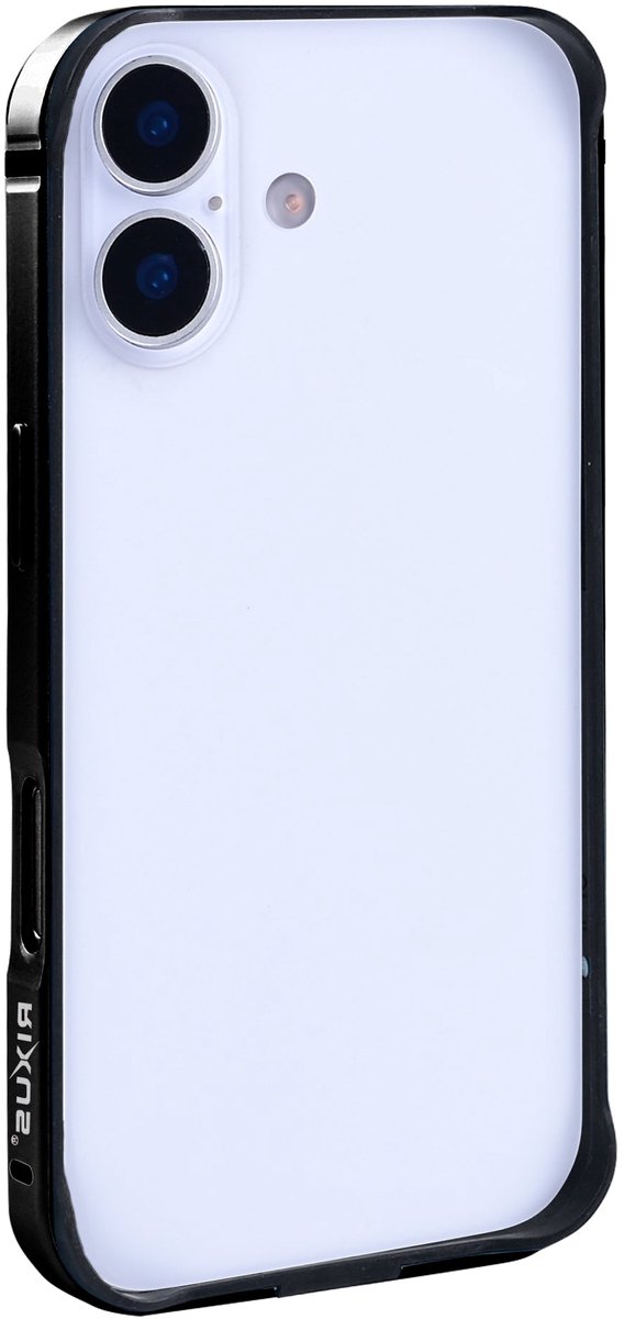 Rixus Crash Guard Case For Apple iPhone 16 Black