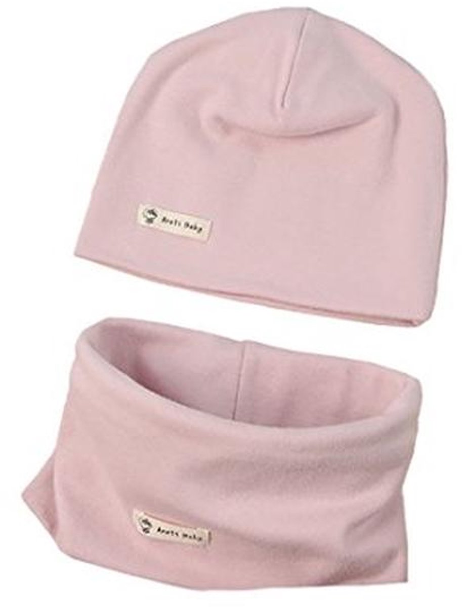 Gebreide Muts en Colsjaal Set voor Baby's en Peuters - Zachte Beanie en Nekwarmer voor Herfst en Winter