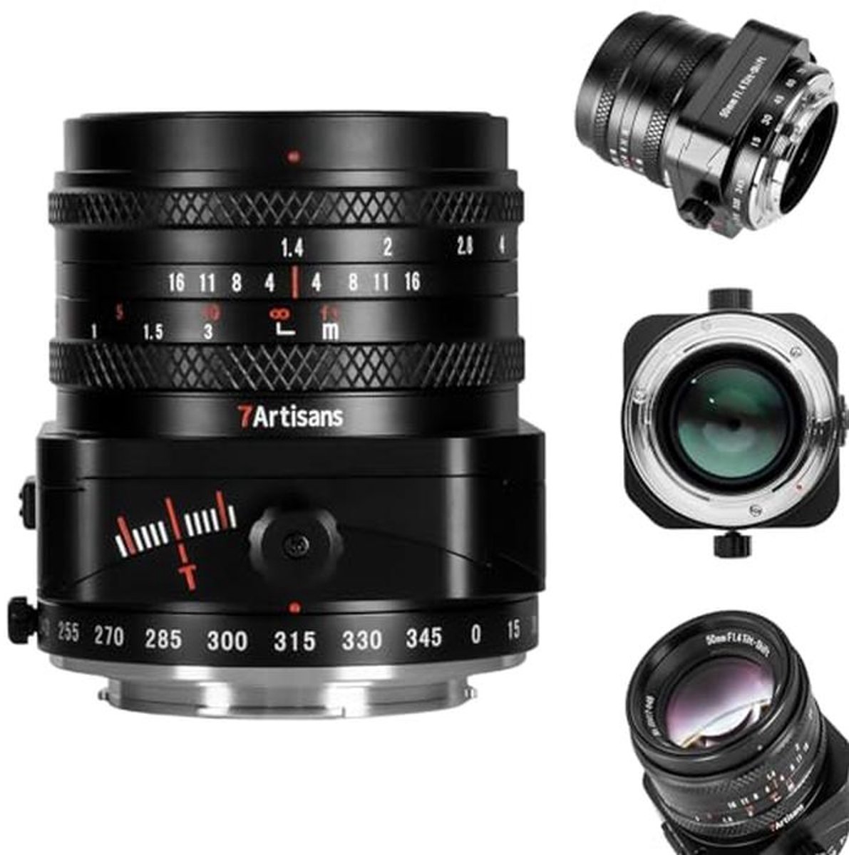 50 mm f1.4 cameranelens voor spiegelloze camera's - Handmatige portretlens met groot diafragma