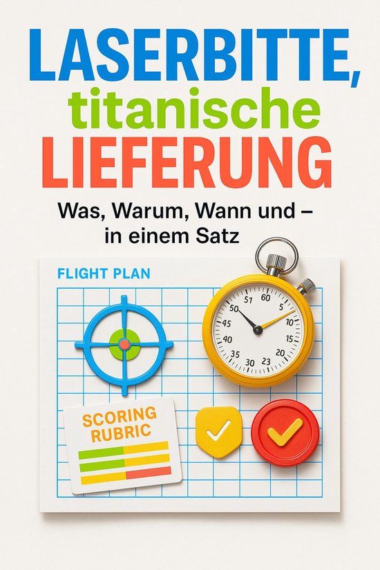 Laserbitte, titanische Lieferung - cover
