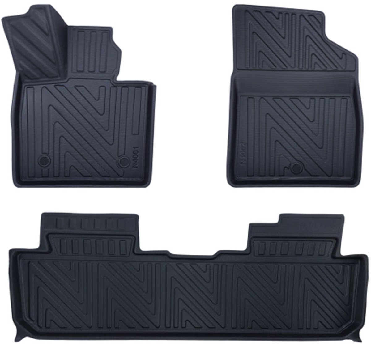 Rubbermatten Byd Seal U 2024-heden (complete set) - Premium carbonlook