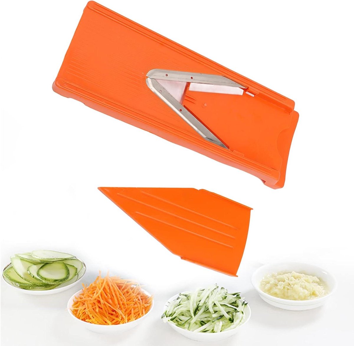 Provento - Mandoline Groentesnijder met Roestvrijstalen Mes en Handbescherming
