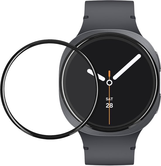 kwmobile Beschermfolie geschikt voor Samsung Galaxy Watch 8 (40mm) Schermbeschermer - 2 x screenprotector smartwatch anti kras