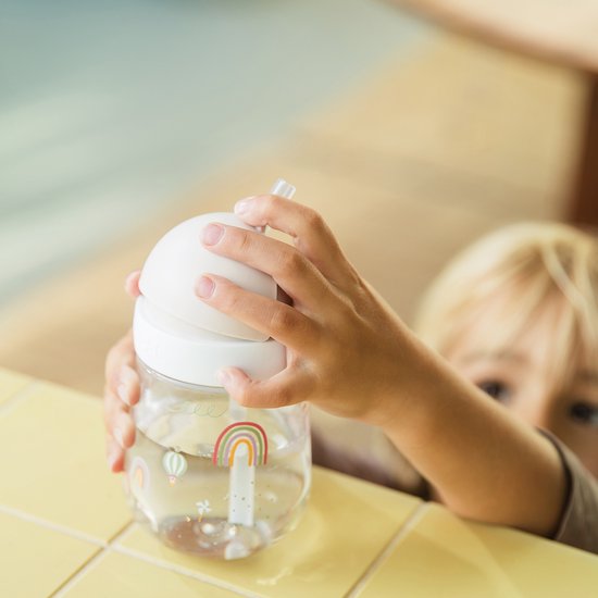 Mepal Mio rietjesbeker - 300 ml - Makkelijk vast te houden - Kinderservies - Forest Friends van Mepal — afbeelding 4