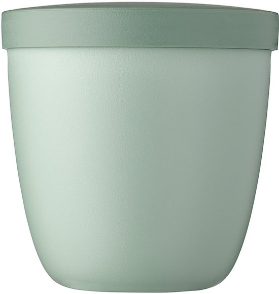 Lichtgroene beker met lichtgroen deksel, 500 ml.