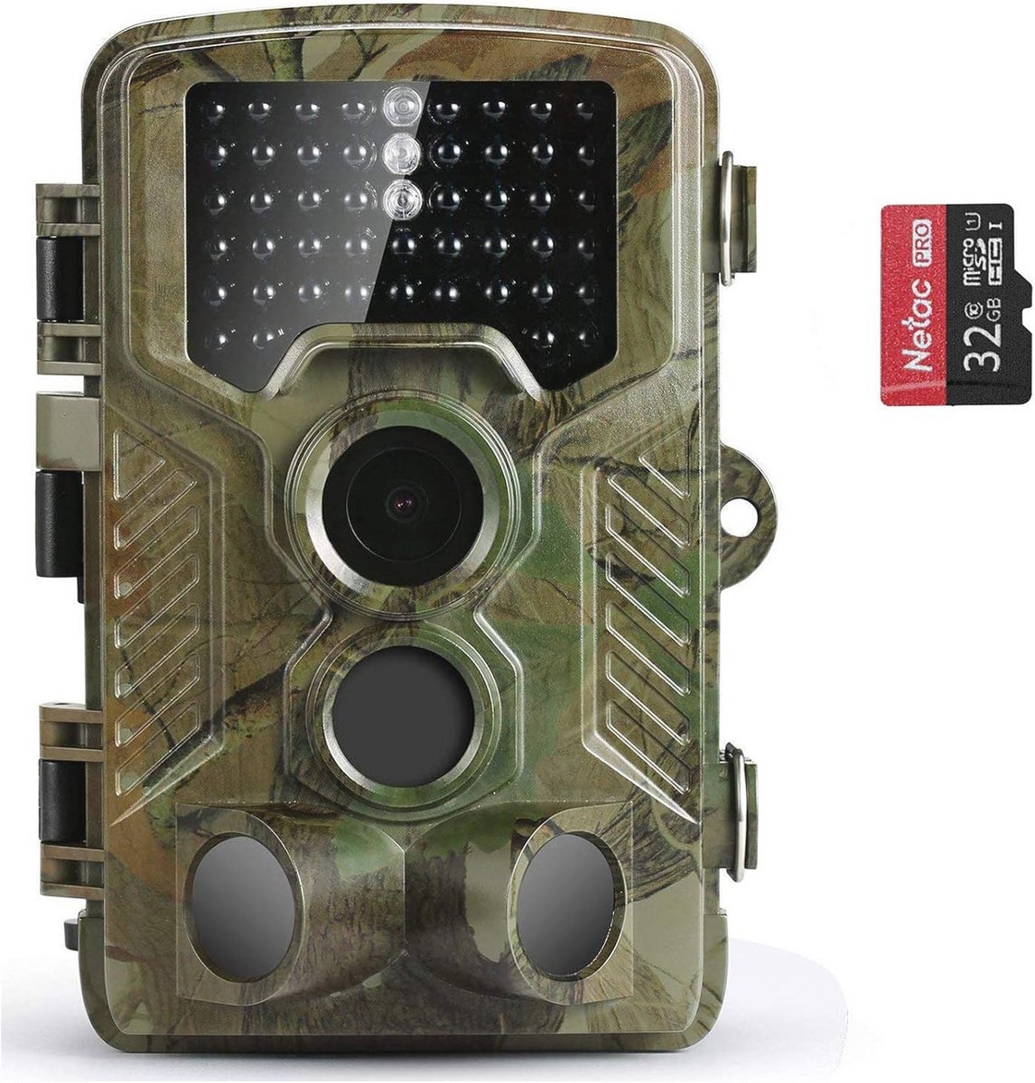 Wildcamera 21MP Met Nachtzicht en Bewegingsdetectie