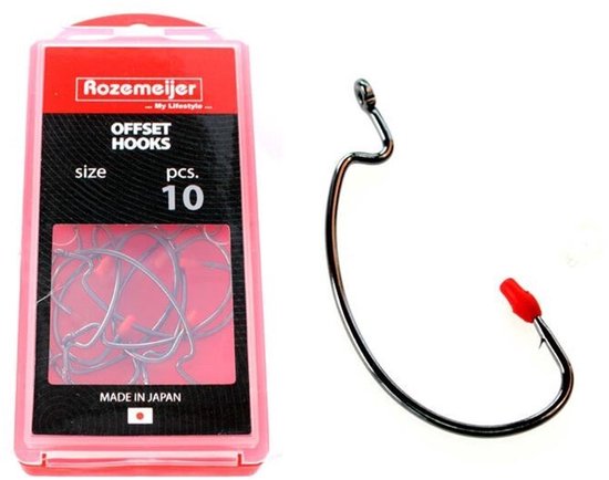 Rozemeijer Offset Hooks (10 pcs) - Maat : Size 2 van Rozemeijer — afbeelding 2