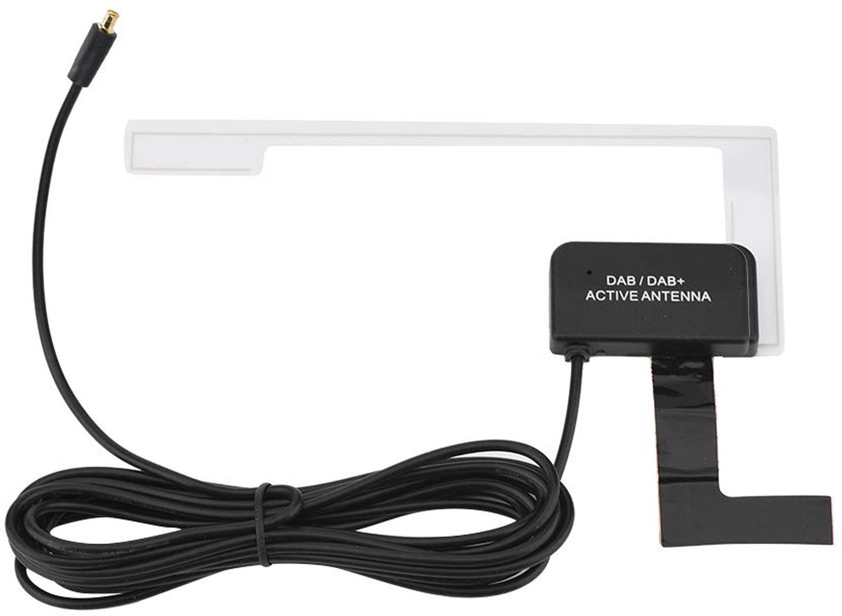 MCX Male Auto DAB DAB + Antenna Digital Radio Antenna Glass Holder MCX Connector 3M
