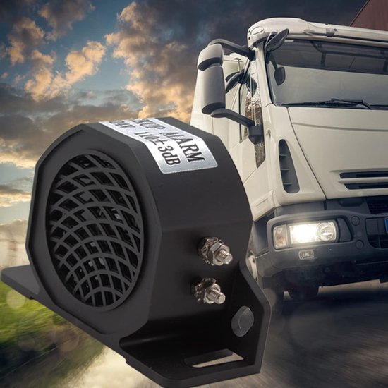 Auto Achteruitrijalarm 105 dB Waterdicht - Hoge Prestaties voor Zware Voertuigen