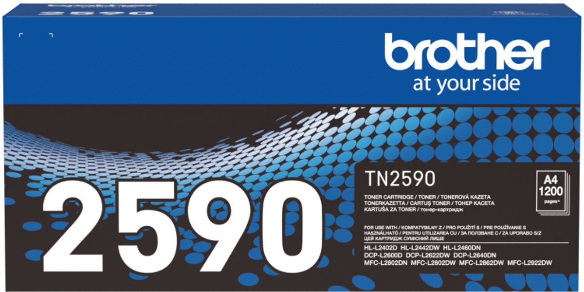 Brother TN-2590 tonercartridge 1 stuk(s) Origineel Zwart