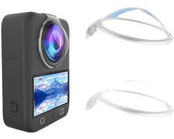 Geschikt voor DJI 360 lensbeschermende lens, gemaakt van hoogwaardig kunststof, kras- en stootbestendig, en ideaal als accessoire voor panoramische actiecamera's.