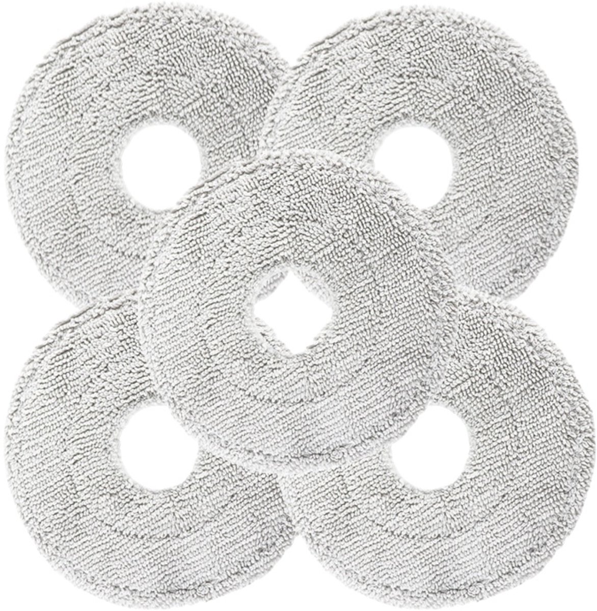 Dweildoeken - Dweil Mop - 5 Stuks - Geschikt voor Dreame L10 Ultra/ L10S PRO/ L10S Ultra Heat/ L10 Prime / L20 L30 L40 L50 X30 X40 X50 Ultra - Wasbaar en Herbruikbaar - Vervangende