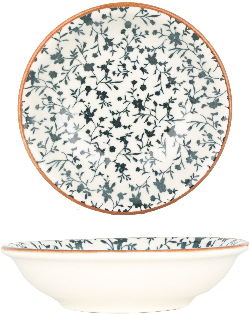 Bonna Serveerschaal - Calif - Porselein - 15 cm (330cc) - set van 2