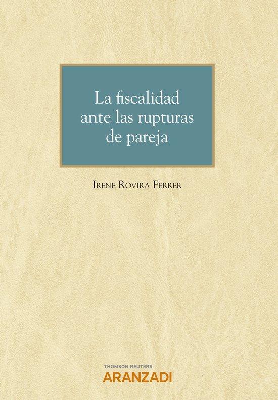 La fiscalidad ante las rupturas de pareja - cover