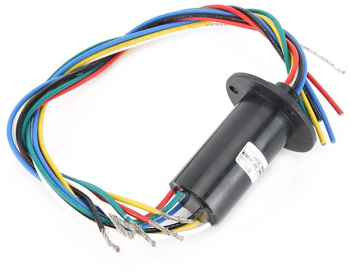 CSGoods - Geleidende sleepring 50 RPM 6 ringen elektrische collectorring 600 VAC/DC 6ch industriële apparatuuronderdelen