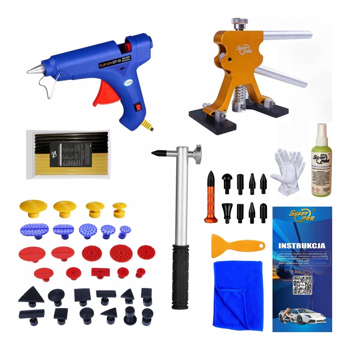 Professionele Deuk Verwijderaar Set - PDR Gereedschap