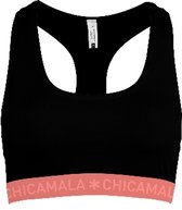 Chicamala – Dames Racerback - BH zonder beugel – Dames Ondergoed – Lingerie - Sport BH – Kleding - 95% Katoen – Dames kleding