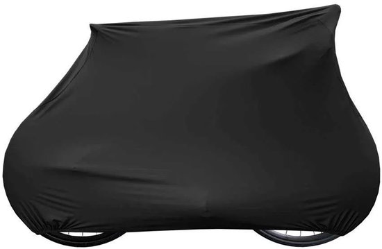 FULL fietssok van DS COVERS - Indoor - Stofvrij - Ademend - Stretch fit - Universeel MTB of Racefiets - Zwart van DS COVERS — afbeelding 4
