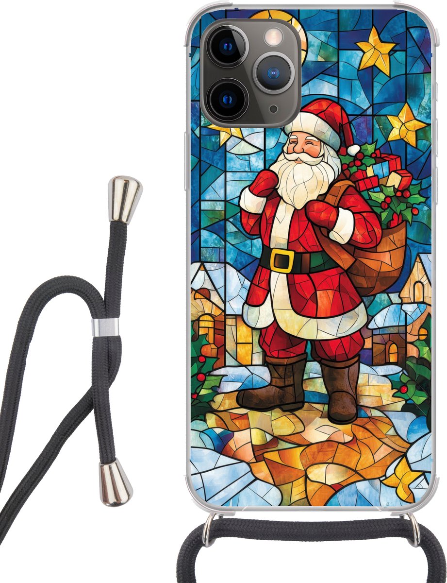 Kerstman - Glas - Kleurrijk