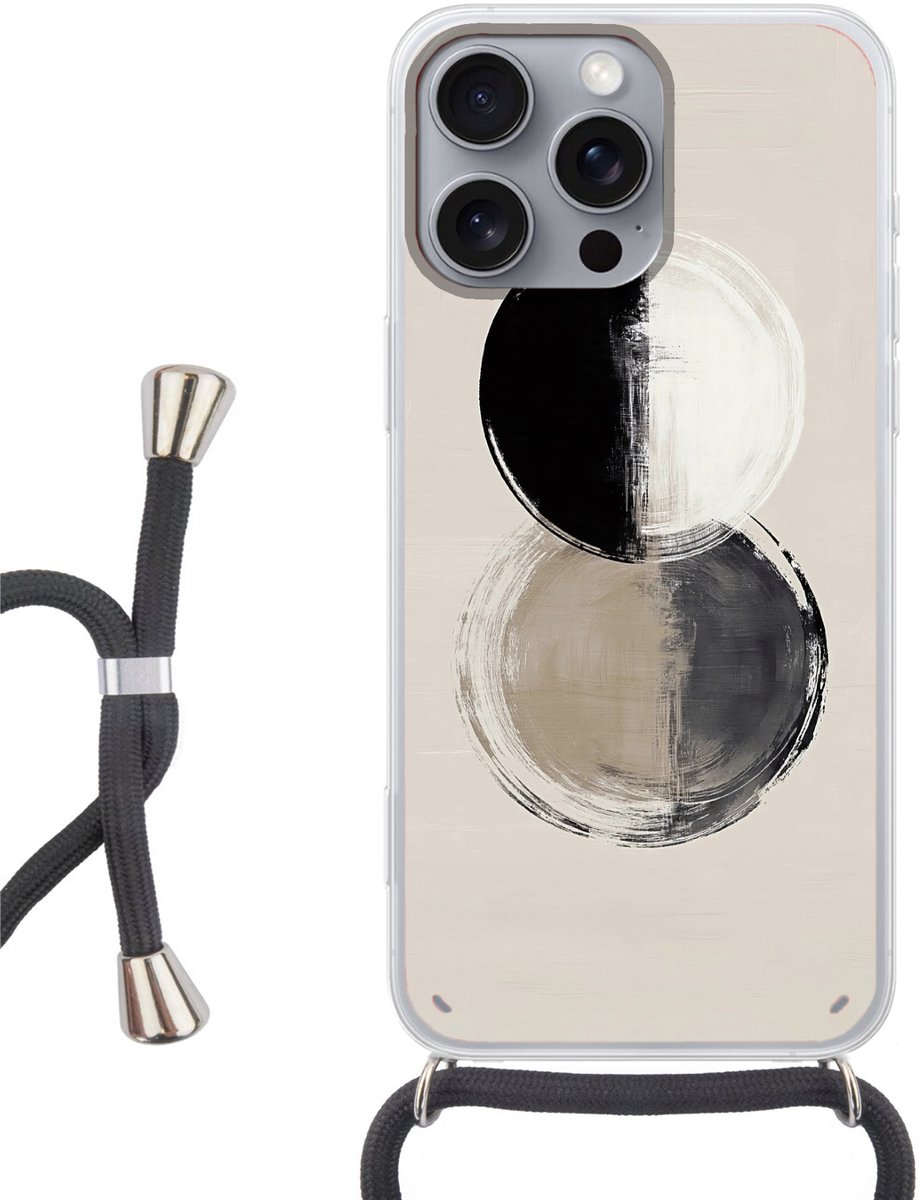 Cirkels - Strepen - Minimalistisch - Zwart