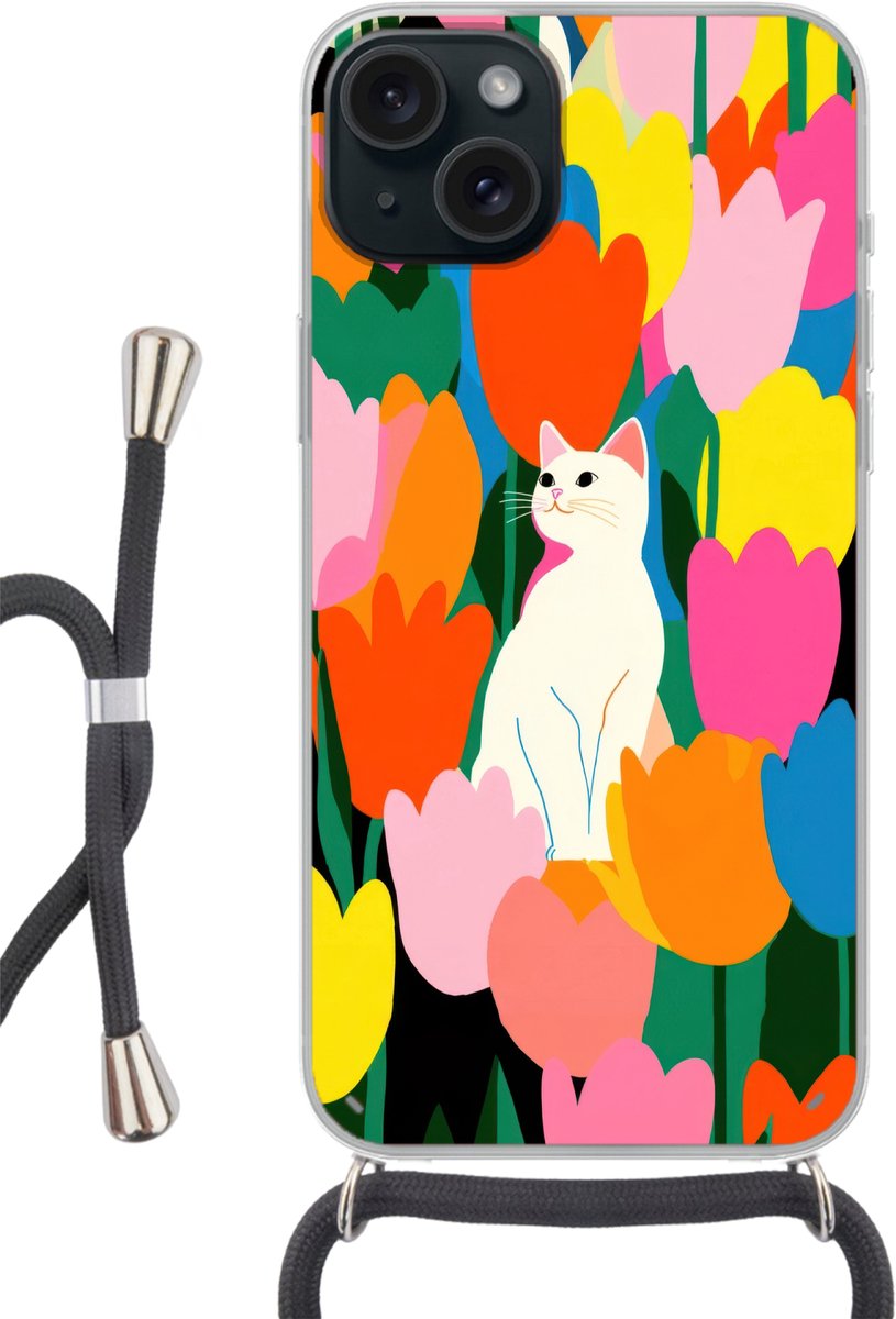 Tulpen - Kat - Kleurrijk