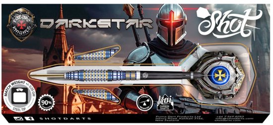 Shot Future Knights Darkstar 90% - Dartpijlen van Shot! — afbeelding 3