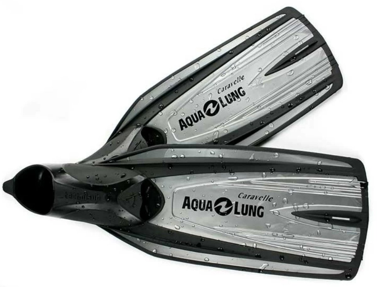 AquaLung Caravelle Zwemvinnen Zilver Maat 28-29
