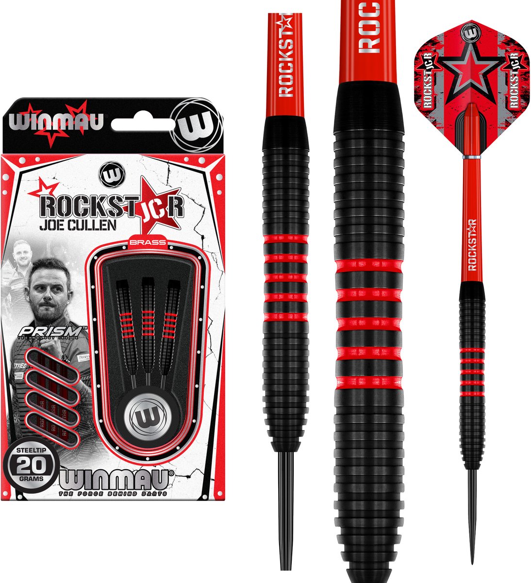 Winmau Joe Cullen Brass - Dartpijlen